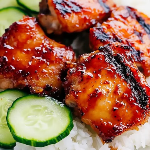 Ein Teller Reis mit Gurkenscheiben.