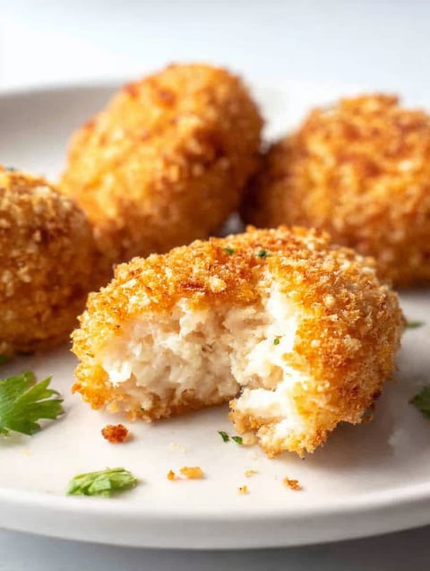 Airfryer Hähnchenstücke mit Ranch-Panade.