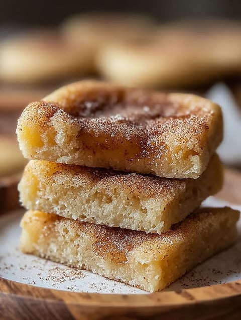 Ein Stapel Honig Zimt Snacks.